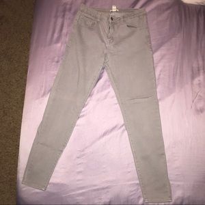 Grey Skinny Jeans